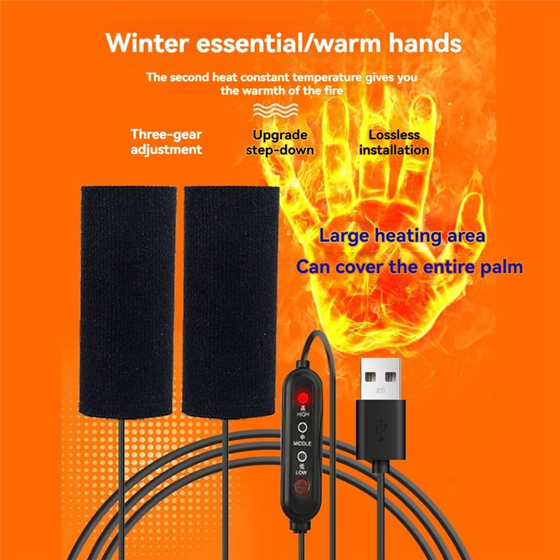 AC54-USB Pegangan Setang Seped - Handlebar Grip Heated ulasan dan harga